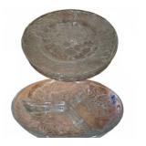 Pressed Glass Plates and Playing Cards