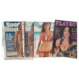 4 Magazines: Playboy and Sportsï¿½Ilustr