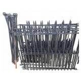Metal Fence Panels and Posts, 36x30