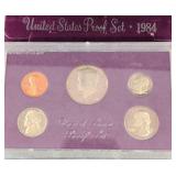 1984 U.S. Mint Proof Coin Set