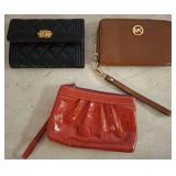 Coach, Chanel, Michael Kors Wallet Trio