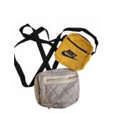 Nike Yellow Bag and Charles & Keith Gray Bag