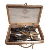 Vintage Cutlery in Wicker Case