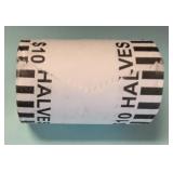 $10 Roll of Half Dollar Coins