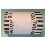 $10 Roll of Half Dollar Coins