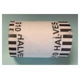 $10 Roll of Half Dollar Coins