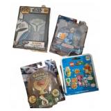 Collectible Figures and LEGO Lot, 4 Pcs