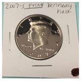 2007-S Kennedy Half Dollar Proof Coin