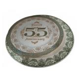 Norcrest Fine China 55th Anniversary Plates