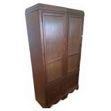 Wooden Tall Cabinets with Shelves