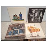 4 Classic Rock Vinyl LP Records