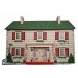 Painted Wooden Dollhouse