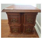Decorative Wooden Jewelry Chest, 13x15x12"