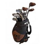 TaylorMade Golf Bag with Mixed Clubs