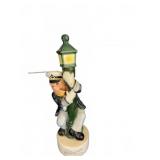 Ceramic Sailor on Lamp Post Musical Figurine