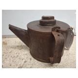 Rusty Metal Oil Can, 