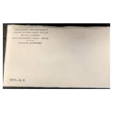 1971 U.S. Uncirculated Coin Set Envelope