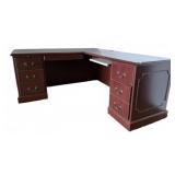 HON L-Shaped Wood Office Desk 48x24x30