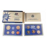 2002 U.S. Mint Proof Set with COA and Box