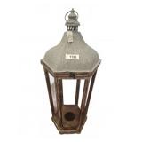 LuLu & Co. 32" Metal and Glass Lantern