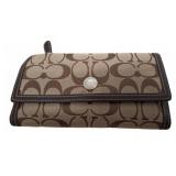 Coach Signature Canvas Wallet