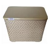 Woven Laundry Hamper, 24x12x18 Inches