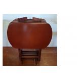 Wood TV Trays with Stand