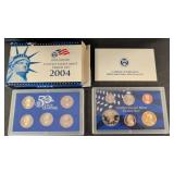 2004 U.S. Mint Proof Coin Set With COA