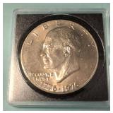 1976 Eisenhower Bicentennial Dollar Coin