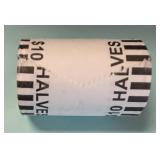 $10 Roll of Half Dollar Coins