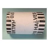 $10 Roll of Half Dollar Coins