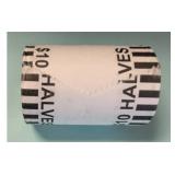 $10 Roll of Half Dollar Coins
