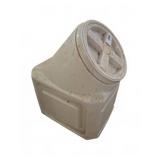 White Plastic Poultry Grit Dispenser