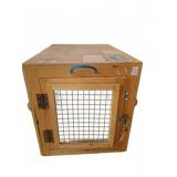 Wooden Animal Transport Crate 19x28x21