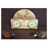 Springfield Weather Station and Wooden Ducks