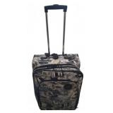 Juicy Couture Rolling Suitcase, Black & White