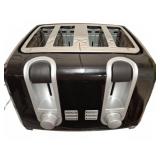 BLACK+DECKER 4-Slice Toaster, 1500W, Black