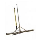 Two Metal Landscape Rakes