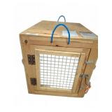Wood Pet Shipping Crate 19x28x21 Inch