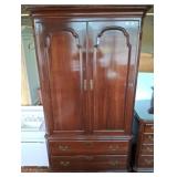 Ethan Allen Wood Armoire, 42x21x78 Inches