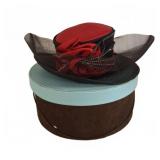 JFY John Lee Black and Red Hat with Box