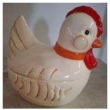 B & D Japan Ceramic Hen Covered Dish
