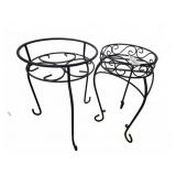 Black Metal Plant Stands, 11x15
