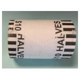 $10 Roll of Half Dollar Coins
