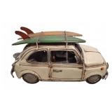 Interlude Home Model Fiat Car with Surfboards