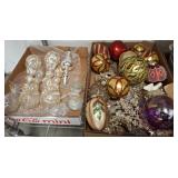Glass Christmas Ornaments Lot