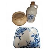 Pottery Jar, Henry McKenna Jug, Pioneer Woman