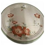 Keltcraft Noritake Wild Rose Plates, Set of 4