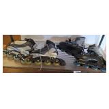 Nike and Rollerblade Inline Skates, Size 9/7