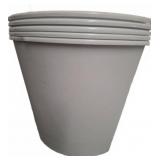 Sterilite 2.5 Gallon White Wastebaskets Set